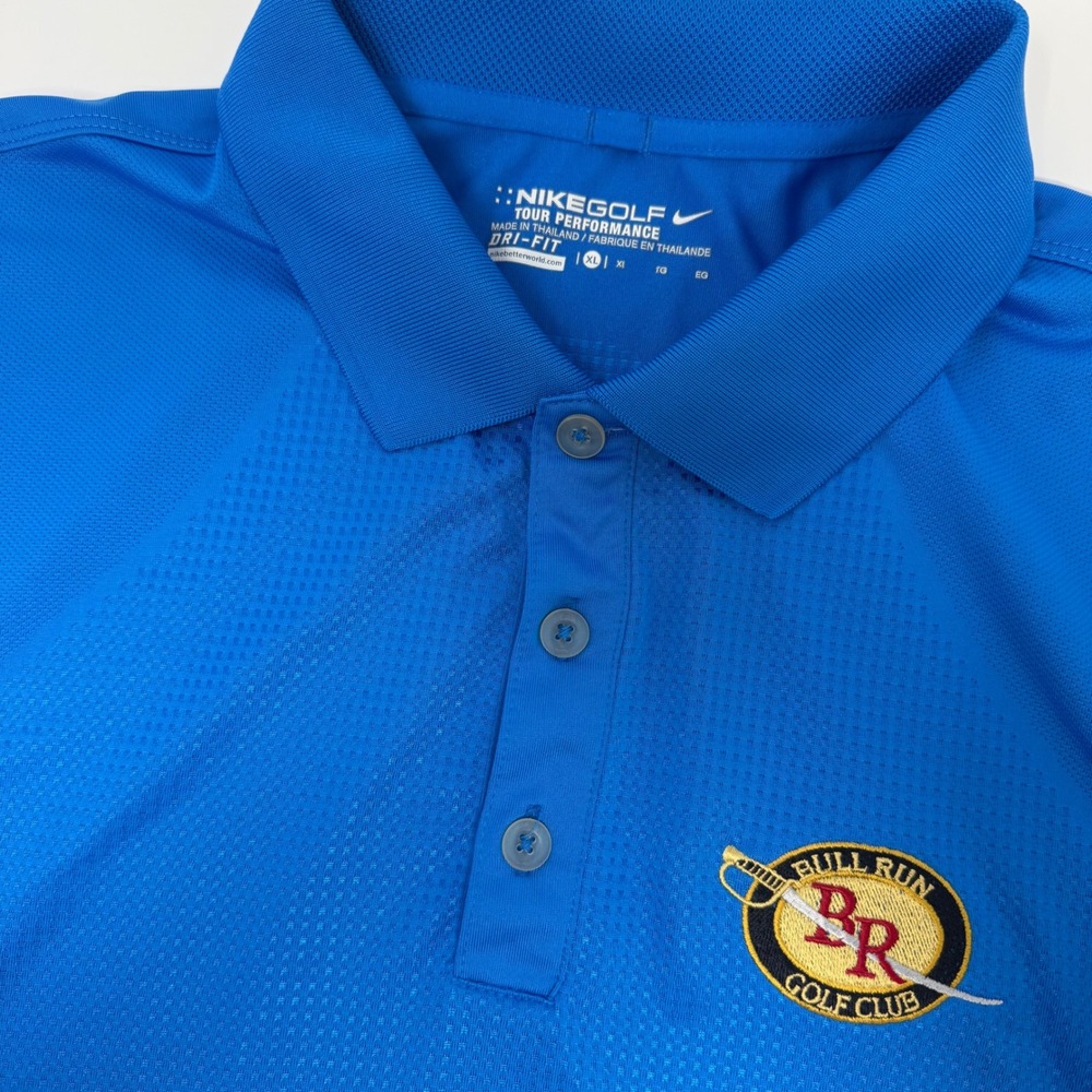 Nike Golf Dri Fit Lot of 3 Men's XL Blue Polo Shirt Performance Golf - Picture 3 of 10